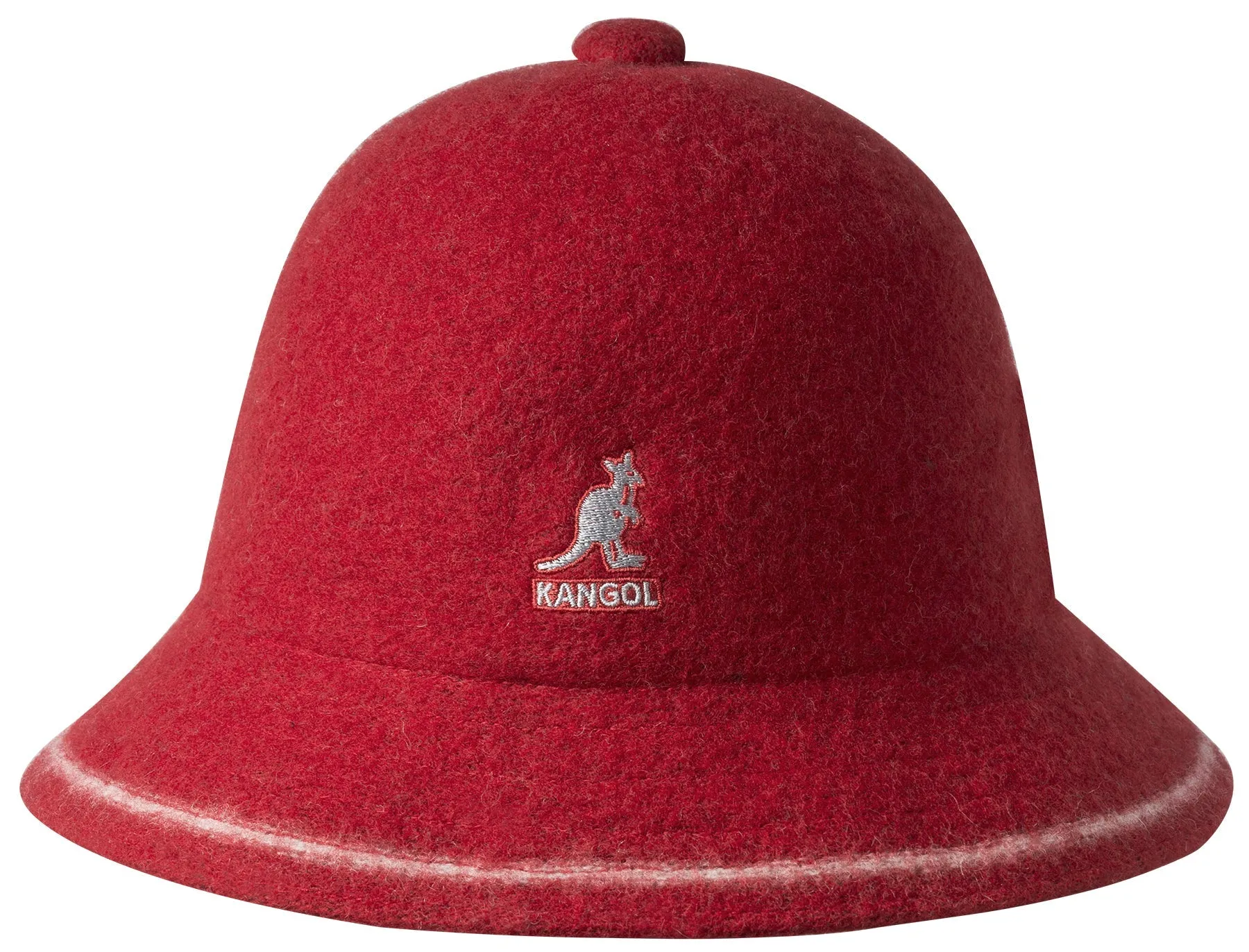 Kangol Stripe Casual Wool Bucket Hat