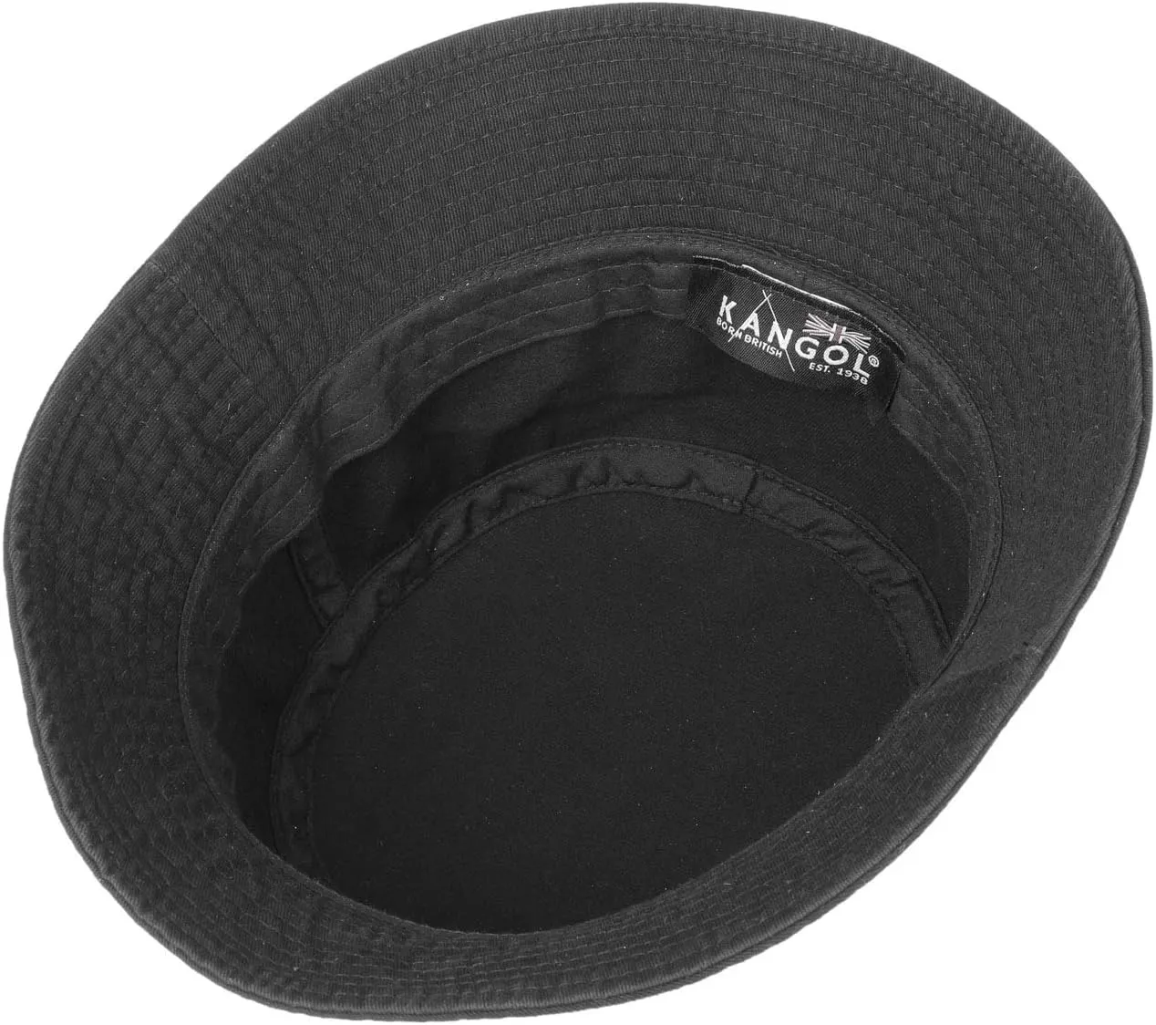 Kangol Washed Bucket Hat - Marine Teal/XL