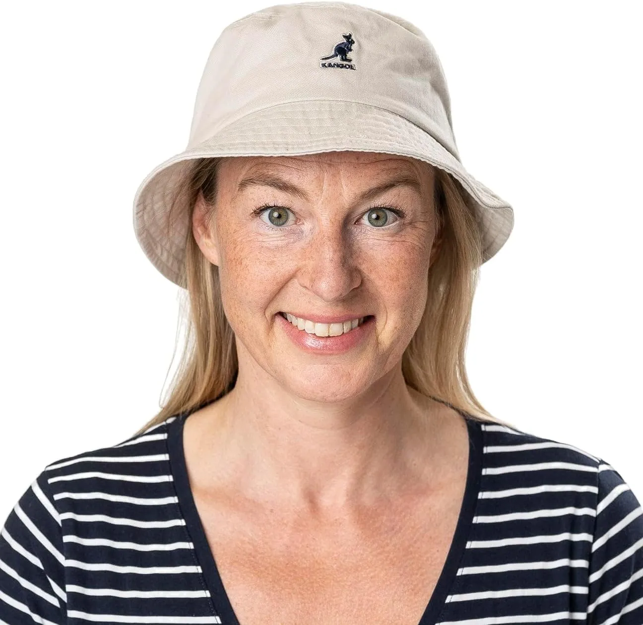 Kangol Washed Bucket Hat - Marine Teal/XL