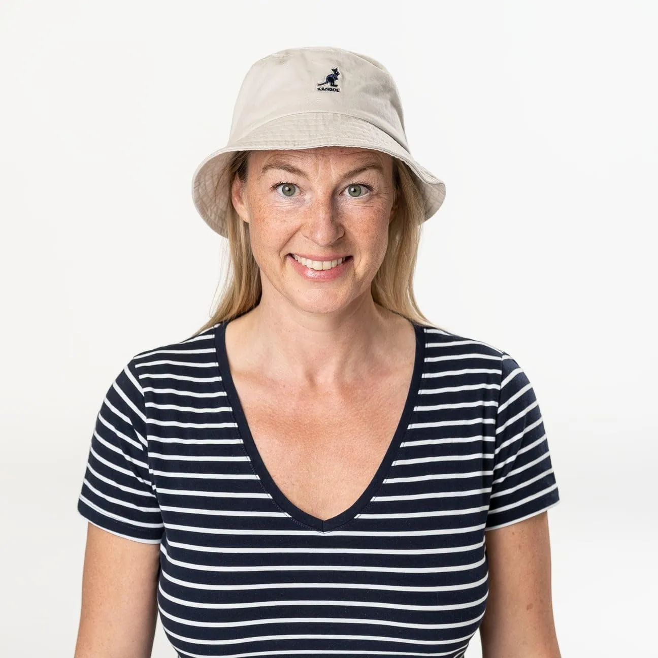 Kangol Washed Bucket Hat - Marine Teal/XL