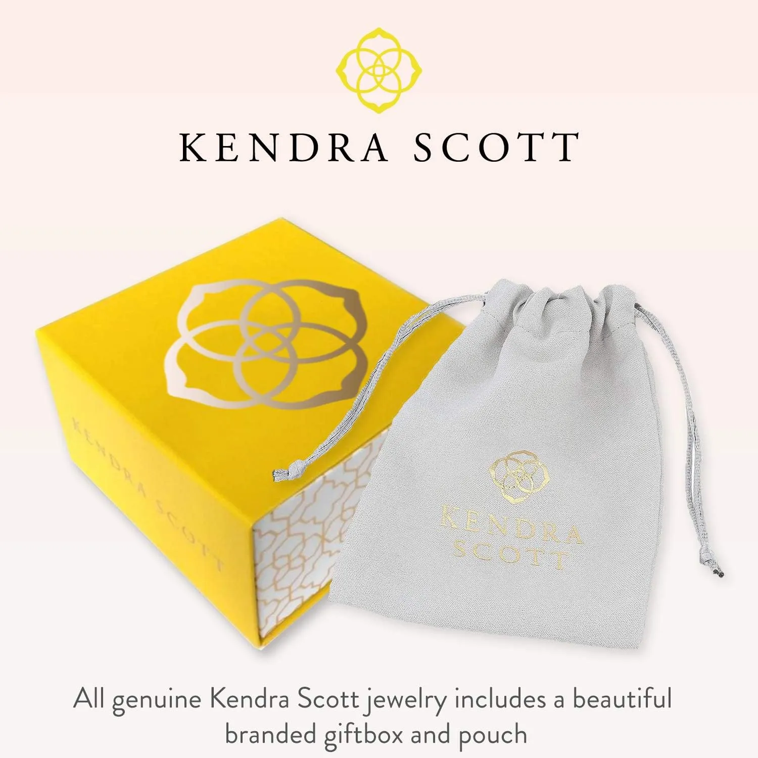 Kendra Scott Letters A-Z Pendant Necklace for Women, Fashion Jewelry, 14k Gold-Plated Brass