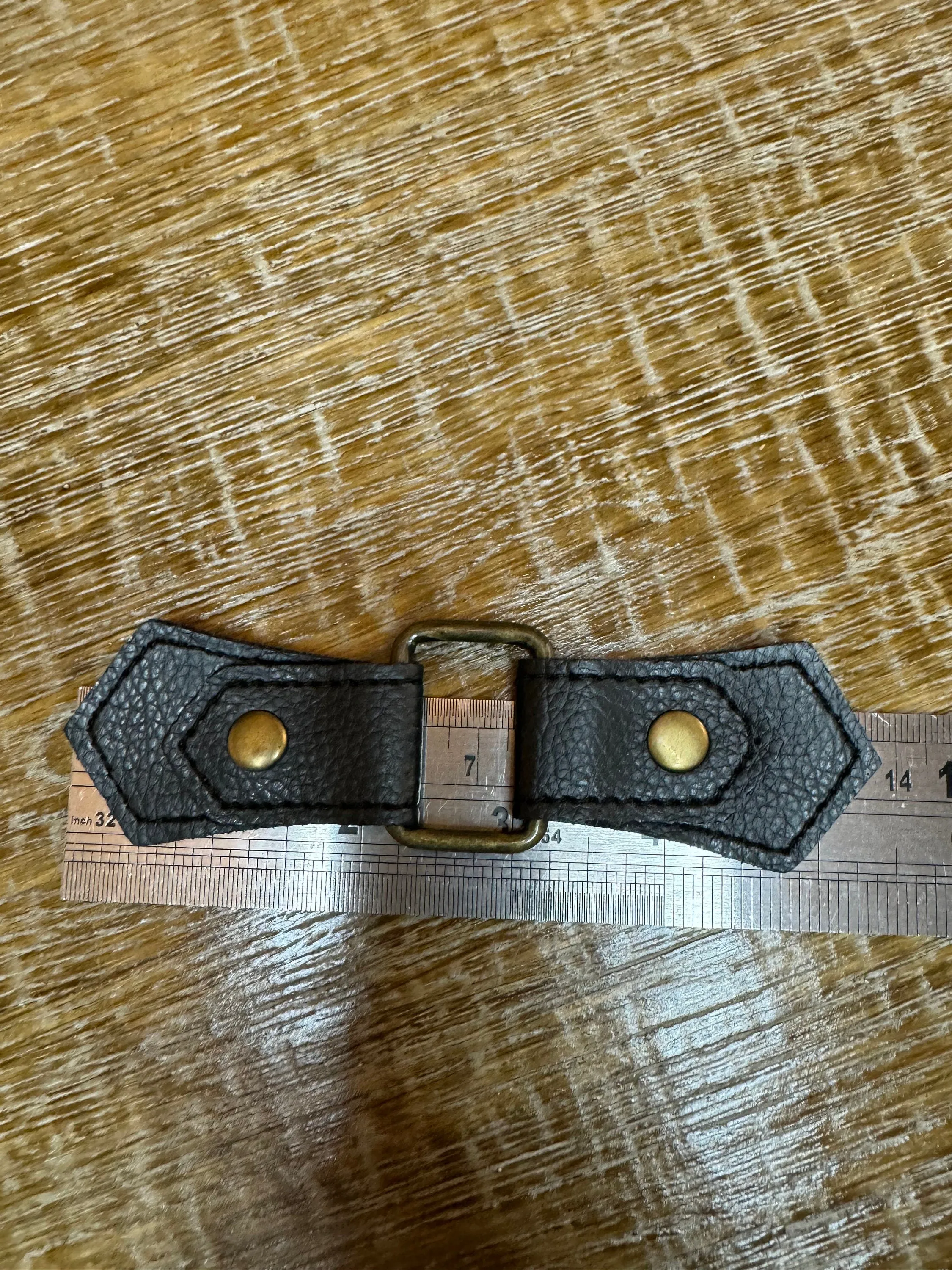 Kilt Strap, Antique Brass Buckle, Matt Black, High Quality, Crafts, Clothing, Bags, 4cm x 14cm, Soft Vegan Kilt Strap, Bags, Clothing