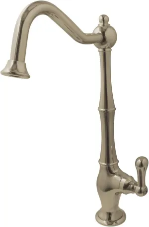 KINGSTON BRASS KS1198AL Heritage Cold Water Filtration Faucet, Brushed Nickel, 0.25