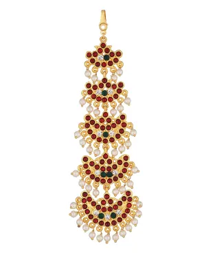 Kundan Embellished Nethi Chutti for Bharatanatyam