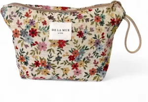 Large Travel Toiletry Bag for Women – Boho Makeup Bag Made in Spain – Floral Toiletries Organizer – Cruise, Beach & Road Trip Essentials – Gifts for Women (Multicolor Floral - BLUM, X-Large)