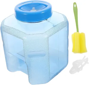 Liquid Storage Container Portable Water Jug for Camping Outdoor Use Easy to Carry Water Bottle with Lid Durable Water Storage Jug for Hydration Needs