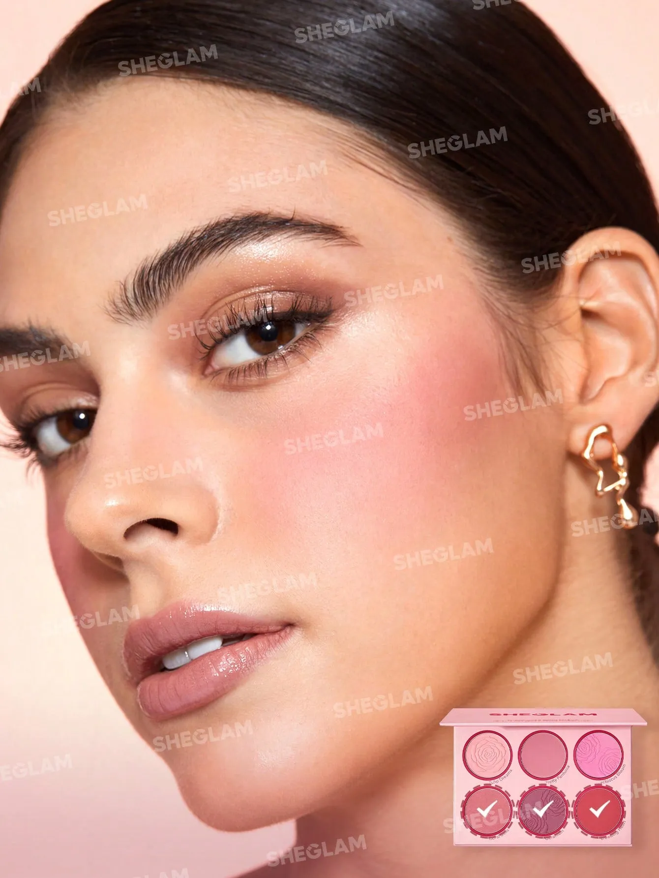 Live chat upon request) Floral Flush SHEGLAM Savings-packed (Available Blush
