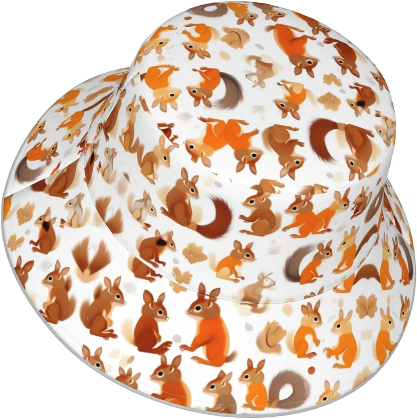 Long Ears French Bulldog Print Bucket Hat for Women and Men Packable Travel Summer Beach Hat Sun Hats Hiking Hat