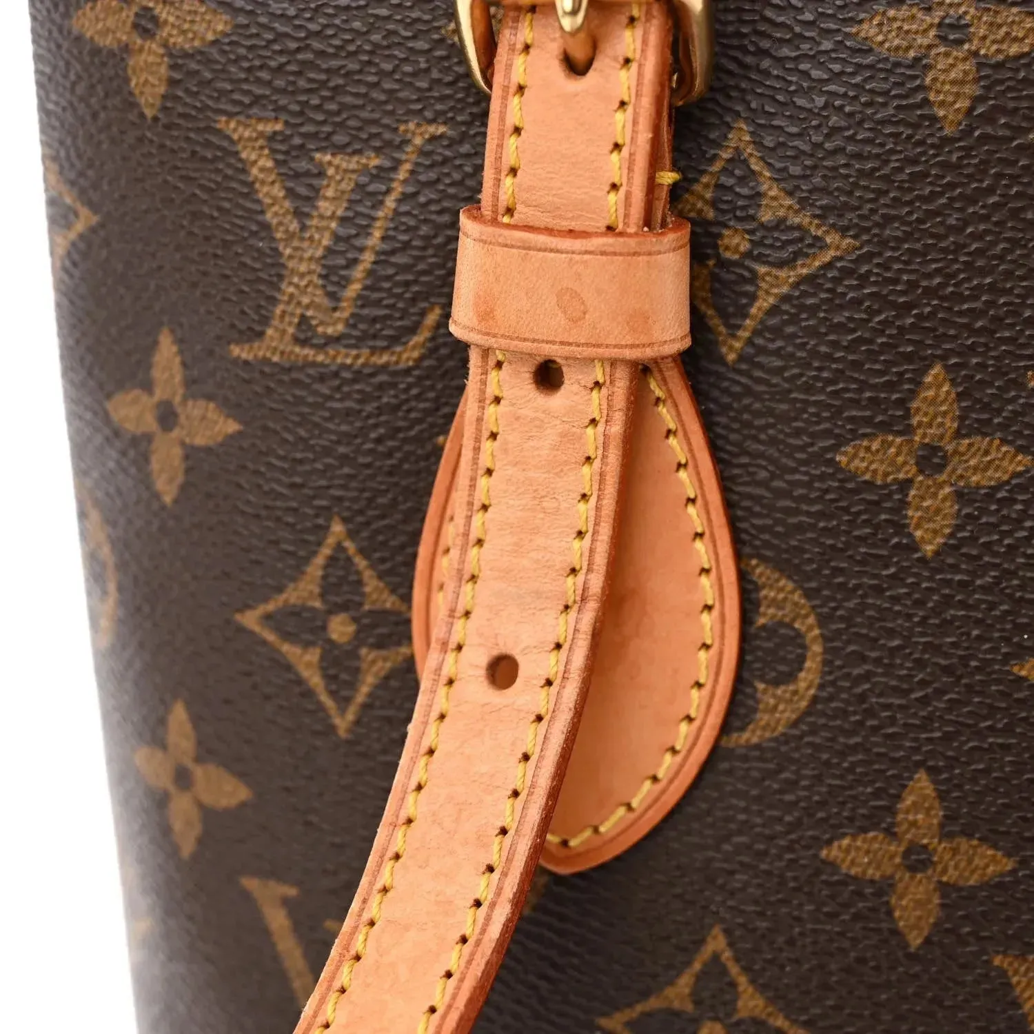 Louis Vuitton Monogram Canvas Petit Bucket Bag 23