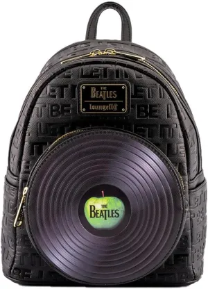 Loungefly The Beatles Let It Be Vinyl Record Womens Double Strap Shoulder Bag Purse