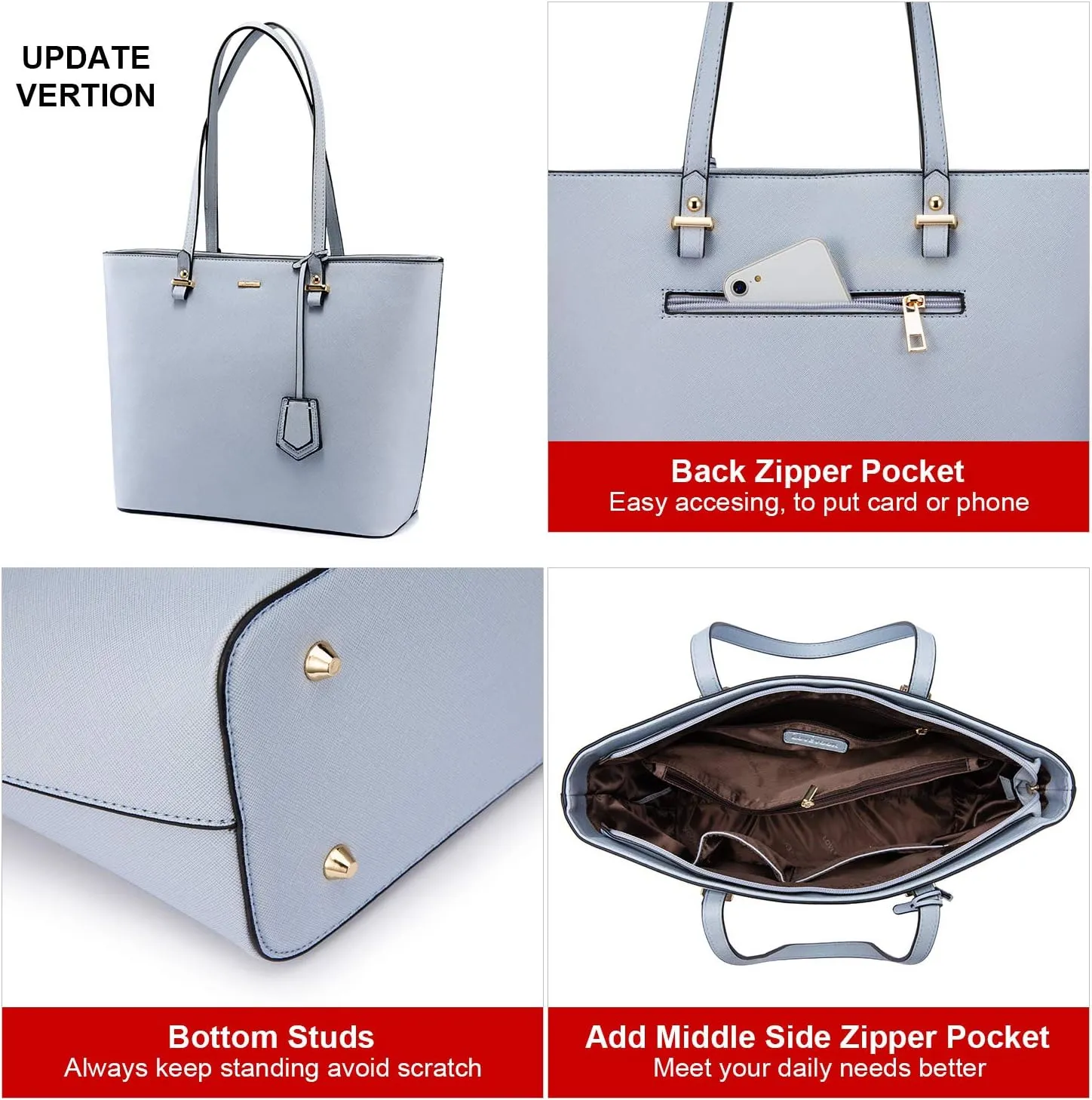 LOVEVOOK Purses and Handbags for Women Fashion Tote Bags Shoulder Bag Top Handle Satchel Bags