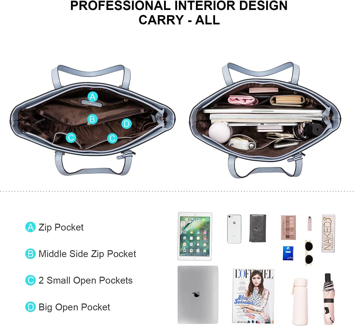 LOVEVOOK Purses and Handbags for Women Fashion Tote Bags Shoulder Bag Top Handle Satchel Bags