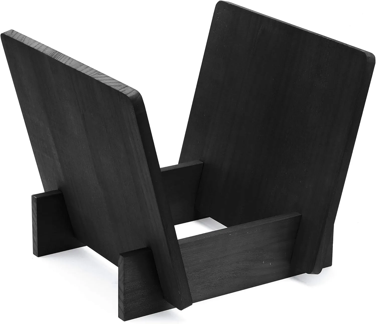 LP Stand ST40 Black Pine Vinyl Record Storage Box Holds up to 40 LP's and Singles