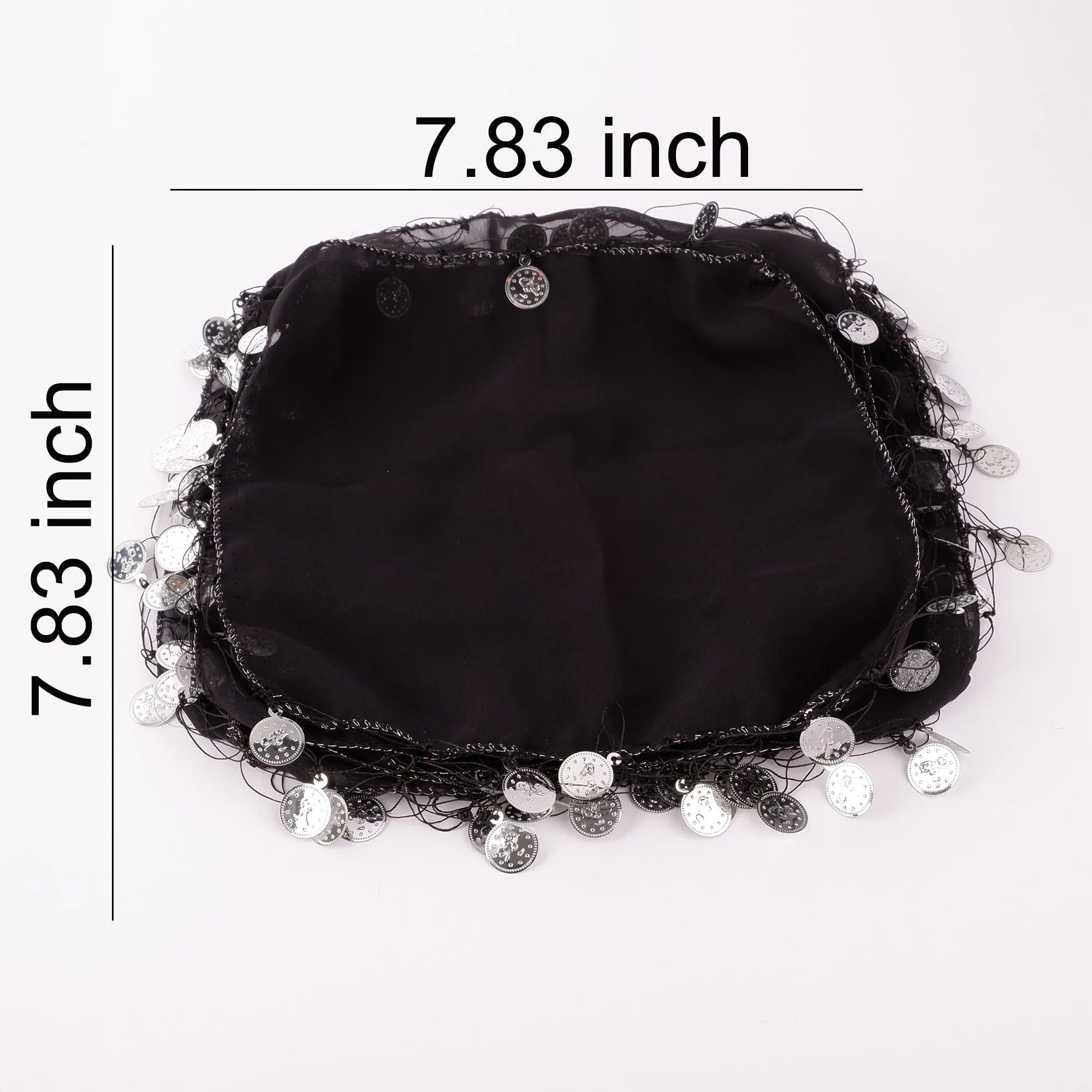Luxury Sequin Halay Handkerchief: Elegant Henna and Wedding Accessory for Cultural Festivities