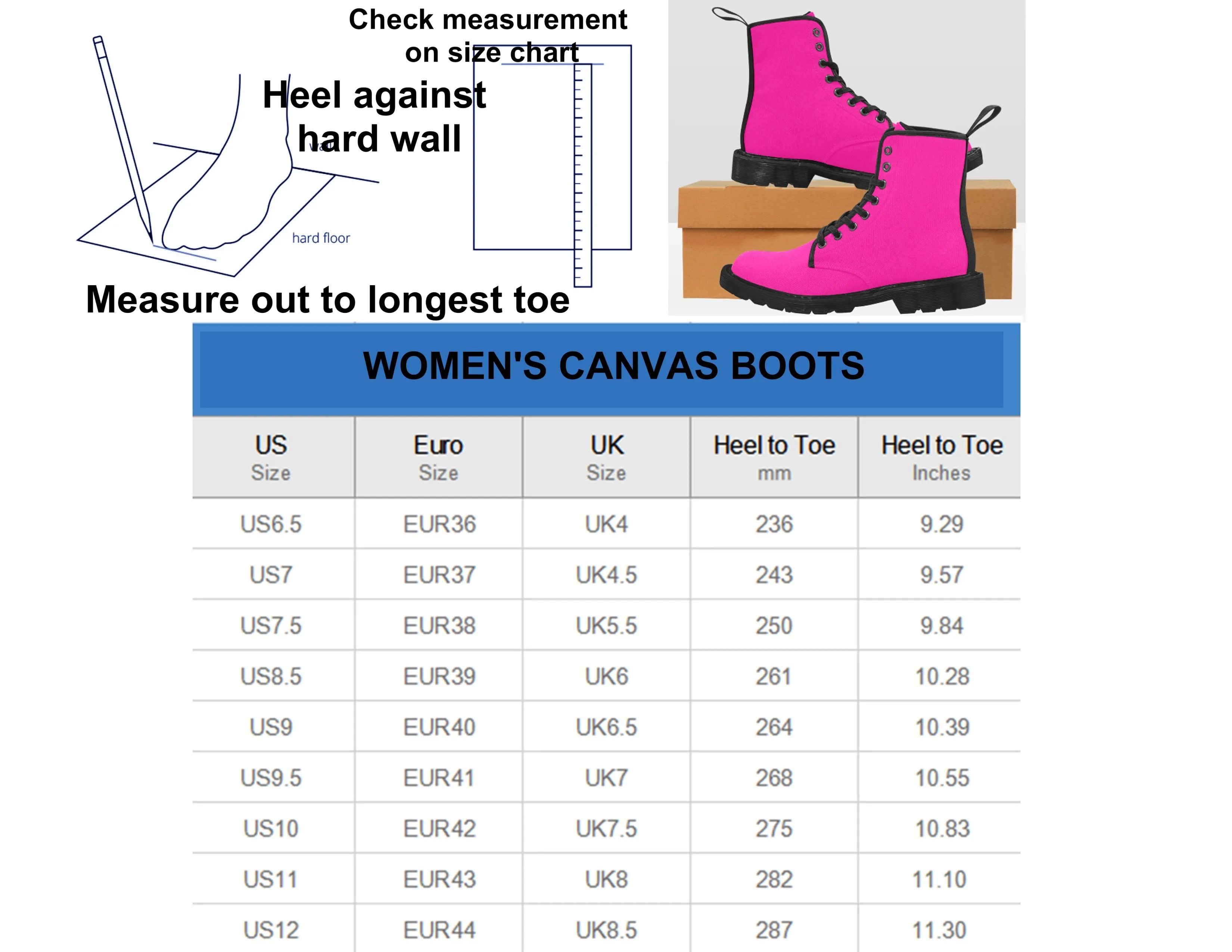 Makeup - Canvas Boots