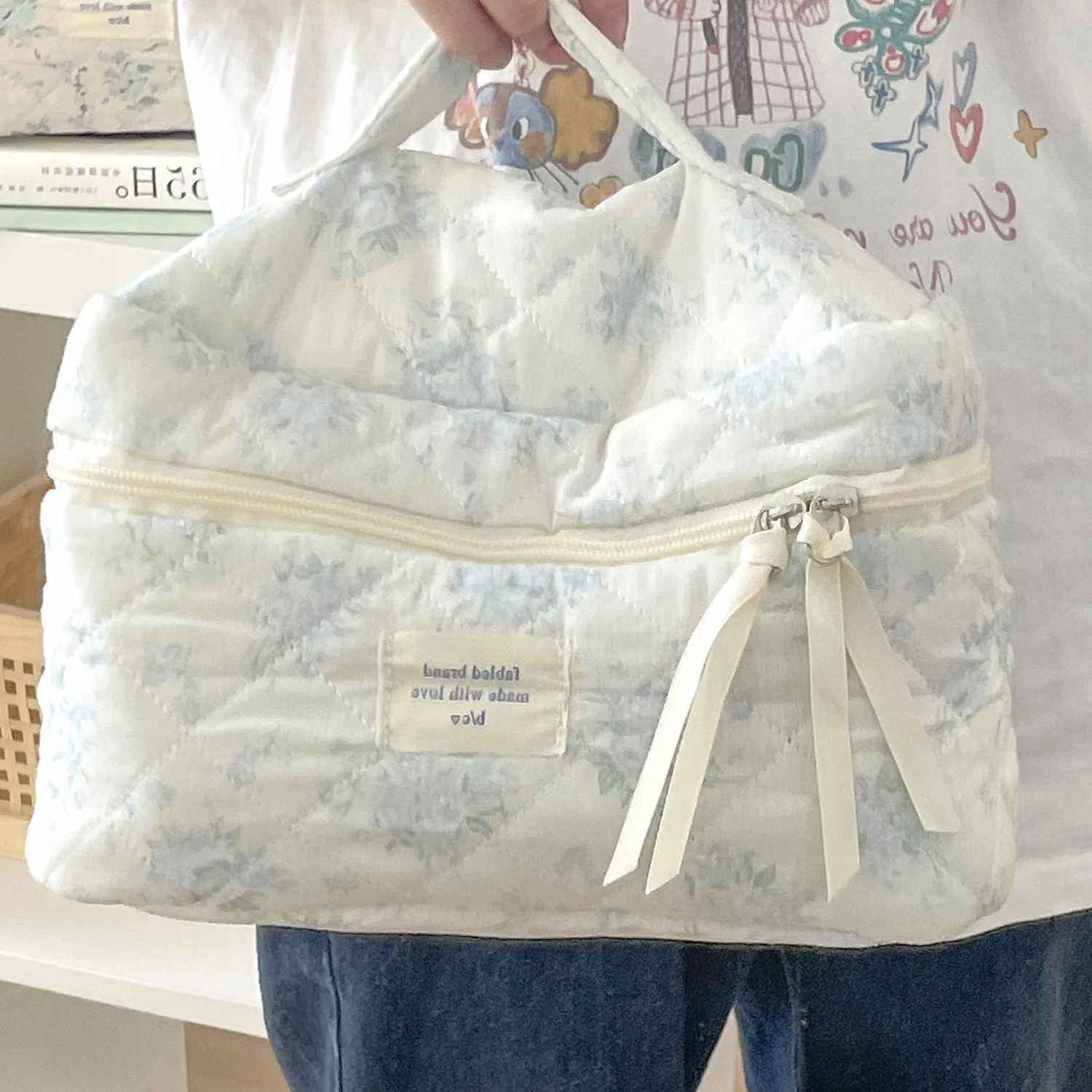Makeup Large Capacity Cute Portable Cotton Bags