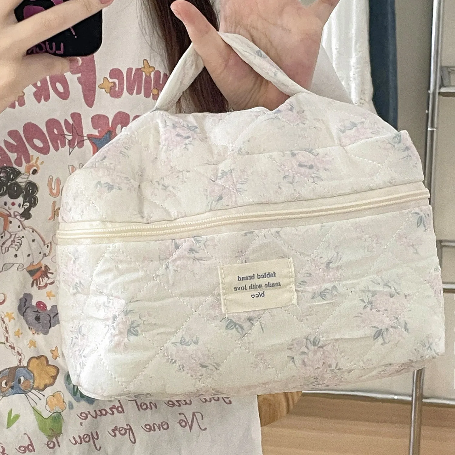 Makeup Large Capacity Cute Portable Cotton Bags