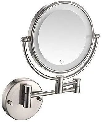Makeup Mirror 3X Magnifying Cosmetic Mirror Touch Sn 360° Swivel Extendable Two Sided Vanity Mirror