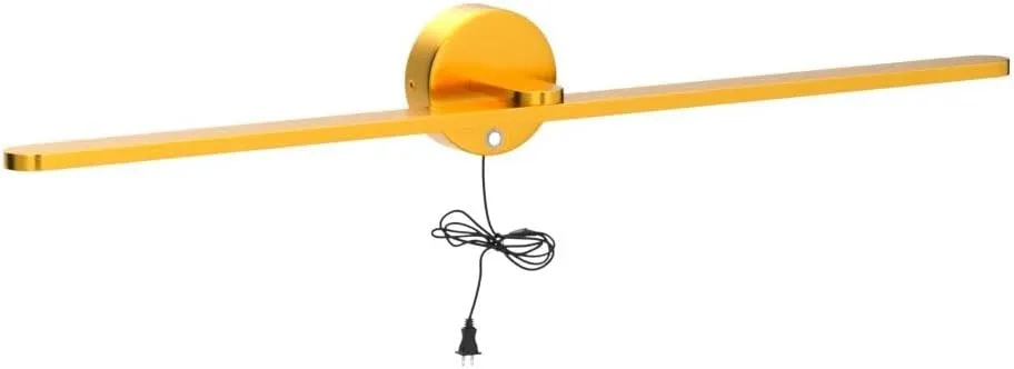 Mantolite Picture Lights for Wall, 32'' Modern Bathroom Lighting Fixtures Over Mirror, hardwired or Plug-In 18W 3000K LED Vanity Light, Dimmable Vanity Lights for Bathroom, and Wall Lights for Bedroom