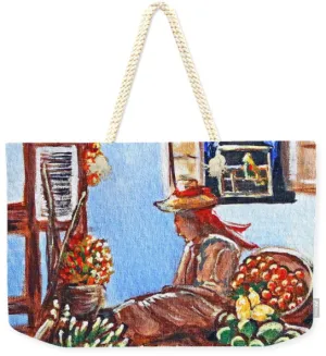 Marketplace Weekender Tote Bag
