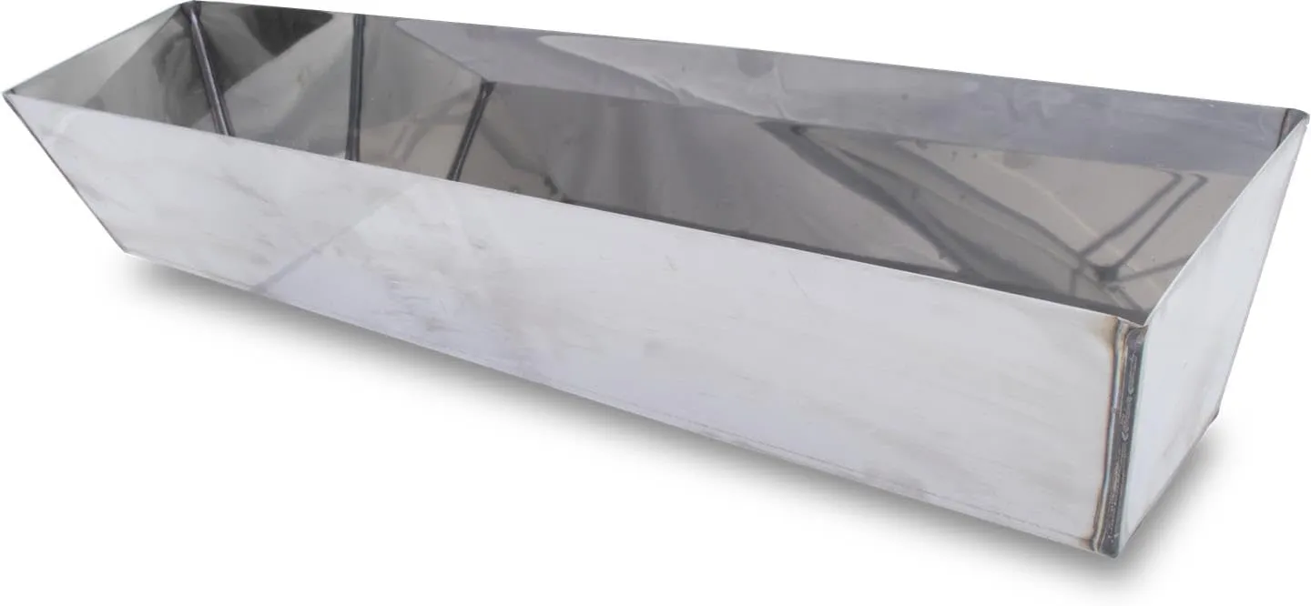 MARSHALLTOWN Heli-Arc Mud Pans, 14 Inch, Heavy Gauge Stainless Steel, Heli-Arc Welded Corners, Sheared Sides to Clean Knives, Hold Joint Compound, Drywall and Plaster, 6396