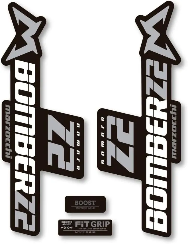 Marzocchi Bomber Z2 2019-2020 Fork Bike Compatible Stickers