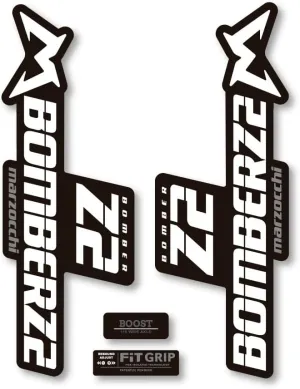 Marzocchi Bomber Z2 2019-2020 Fork Bike Compatible Stickers
