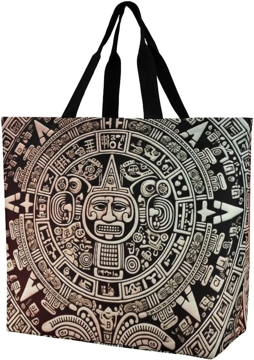 Mayan Calendar End Of The World Crossbody Bag Women's Fashion Tote Bag Shoulder Tote Bag Versatile Travel Shoulder Bag Fitness Tote Bag for Fitness Trips Out