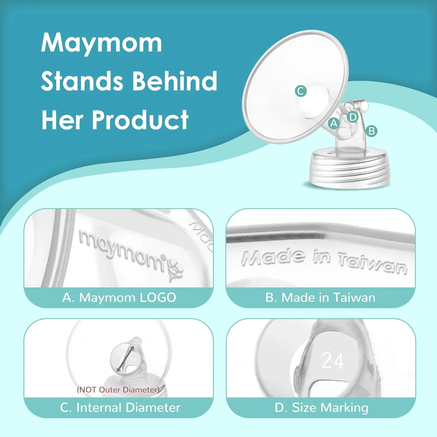 Maymom 20 mm Flange and Duckbill Valve Compatible with Spectra S1 Spectra S2 Spectra 9 Plus Not Original Spectra Pump Parts Replace Spectra S2 Pump Parts Spectra Flange Spectra Duckbill Valve