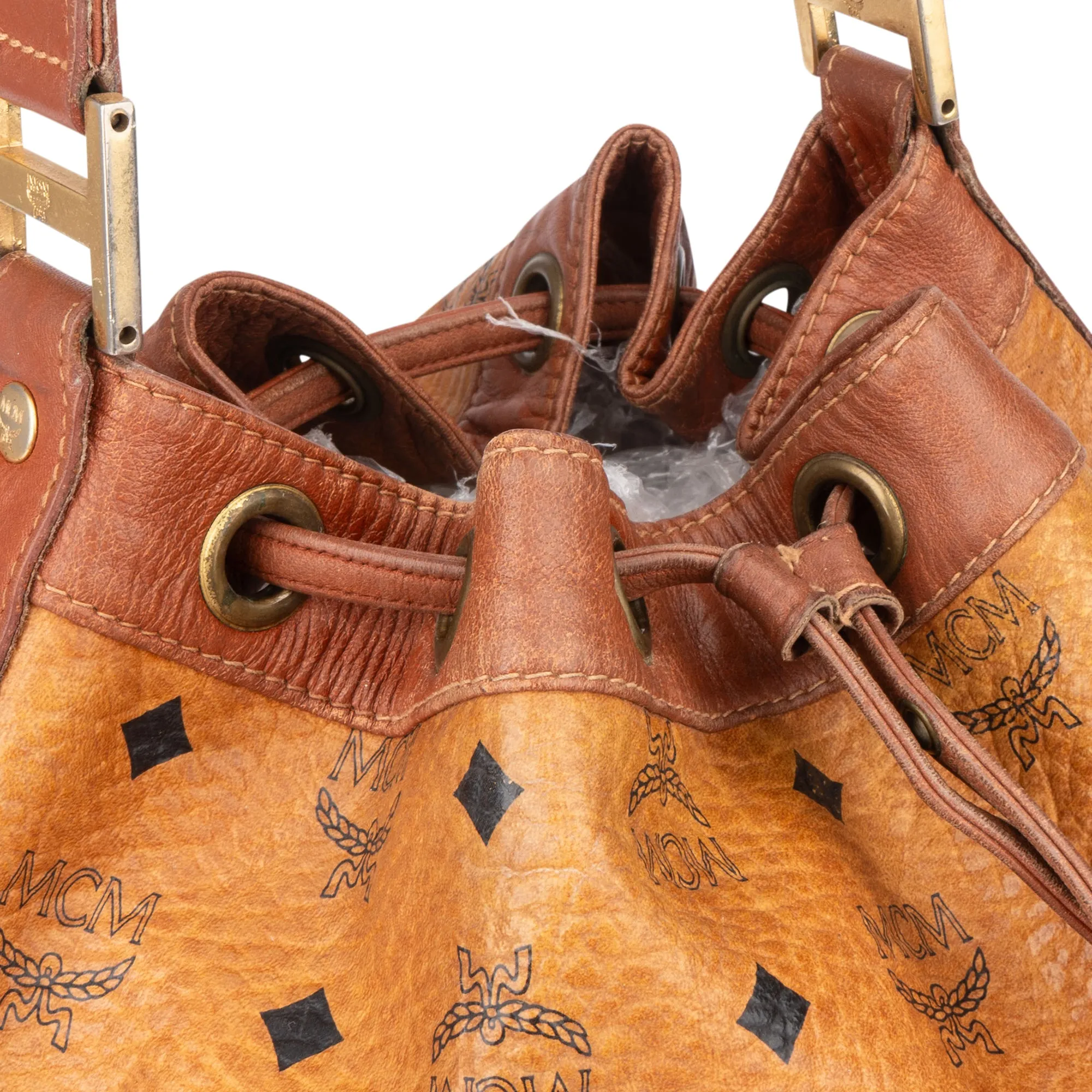 MCM Monogram Bucket Cossbody Bag