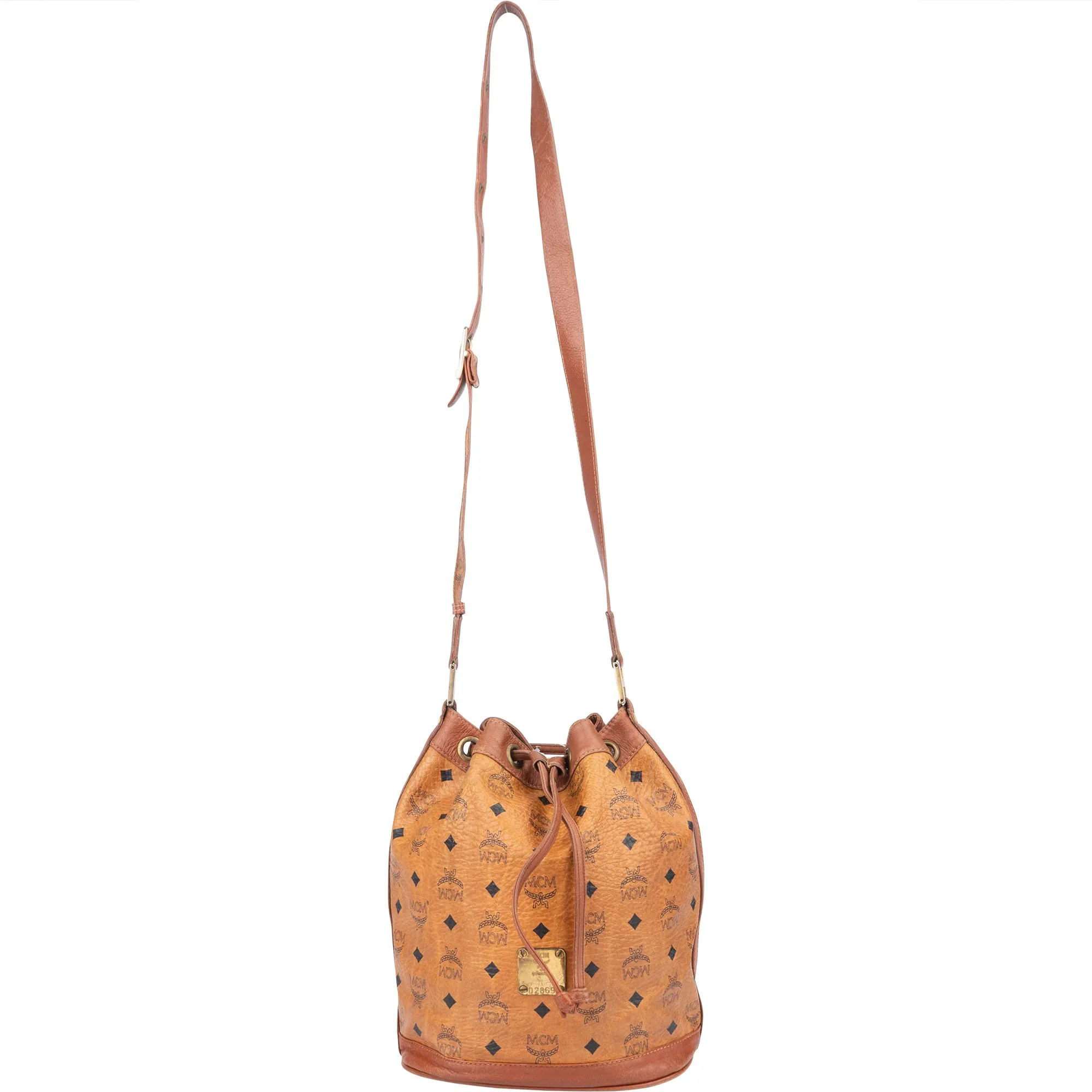 MCM Monogram Bucket Cossbody Bag