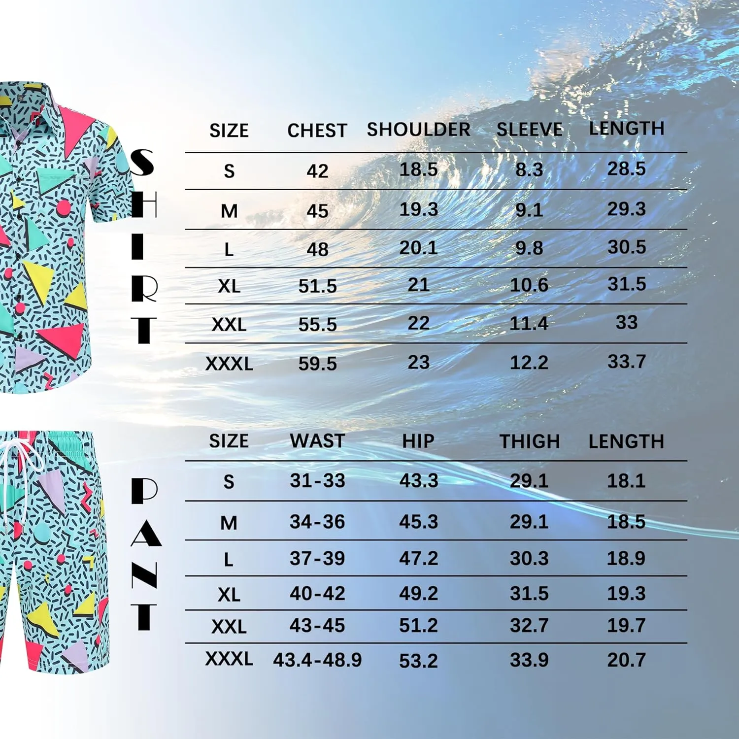 Mens Hawaiian Shirts and Shorts Set 2 Pieces Beach Outfits Sets with Bucket Hats