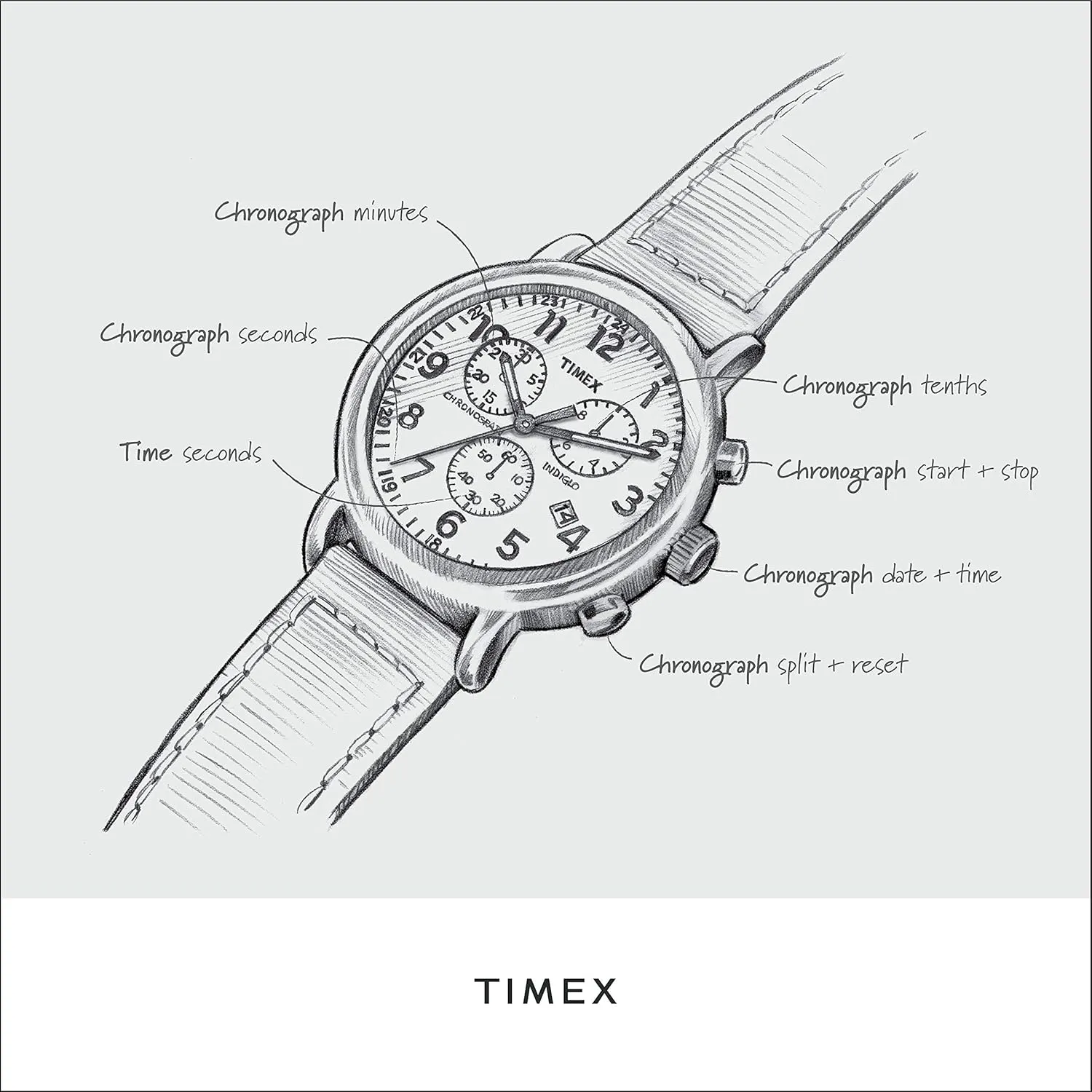 Men's NHL Weekender Chrono 40mm Quartz Leather Strap