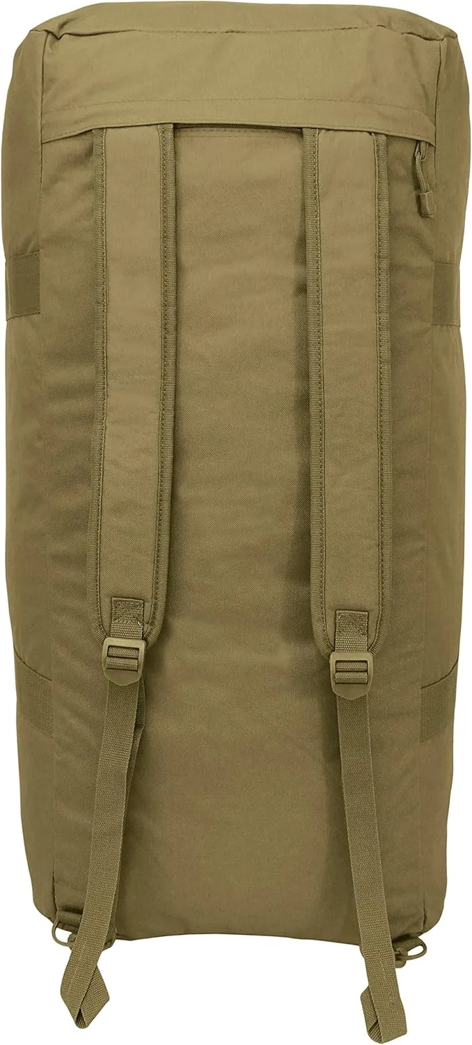 Mercury Tactical Gear Code Alpha Giant Convertible Duffel Bag with Backpack Straps, Basic, Coyote Brown, One Size