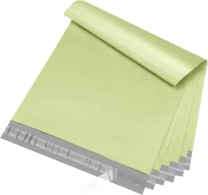 Metronic Large Poly Mailers 19x24 100Pcs, Strong Adhensive Shipping Bags for Clothing, Waterproof Mailers Bags for Small Business, Shipping Envelopes, Tear-resistant Packing Bags in Avocado Green