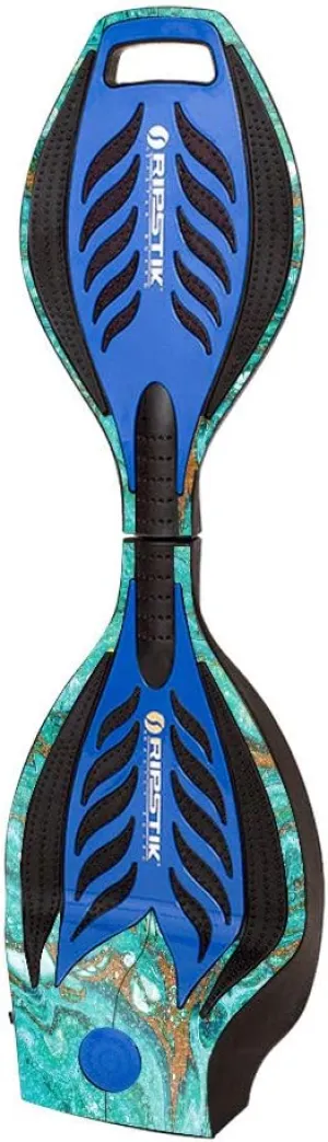 MightySkins Glossy Glitter Skin Compatible with Razor Electric Ripstik - Turquoise Ripple | Protective, Durable High-Gloss Glitter Finish | Easy to Apply, Remove, and Change Styles | Made in The USA