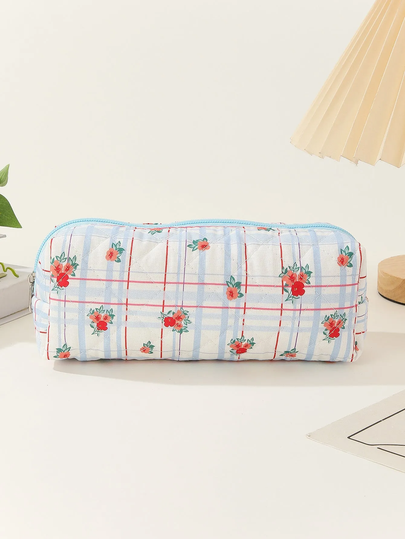 Mini Makeup Brush Storage Floral Portable Cosmetic Bags