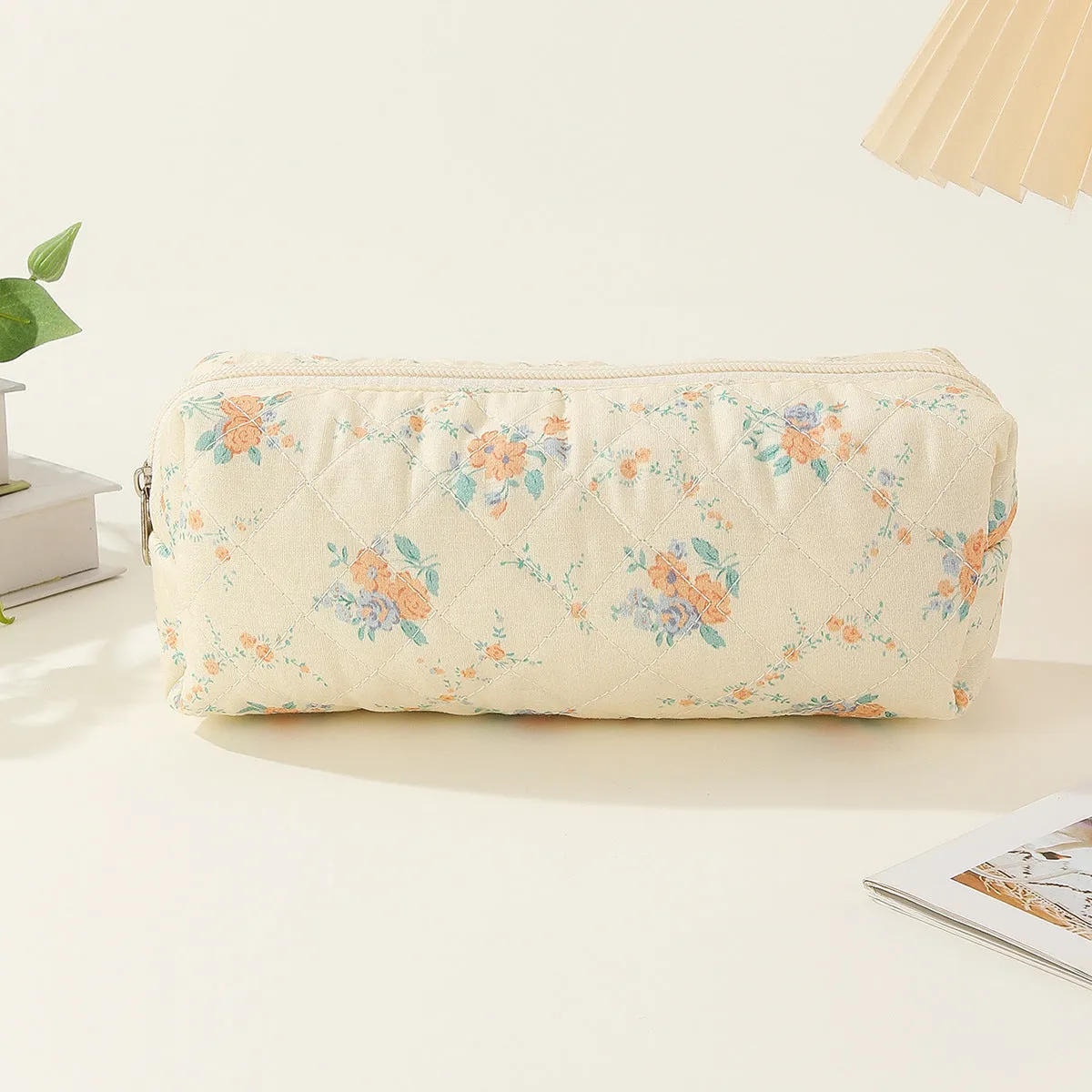 Mini Makeup Brush Storage Floral Portable Cosmetic Bags
