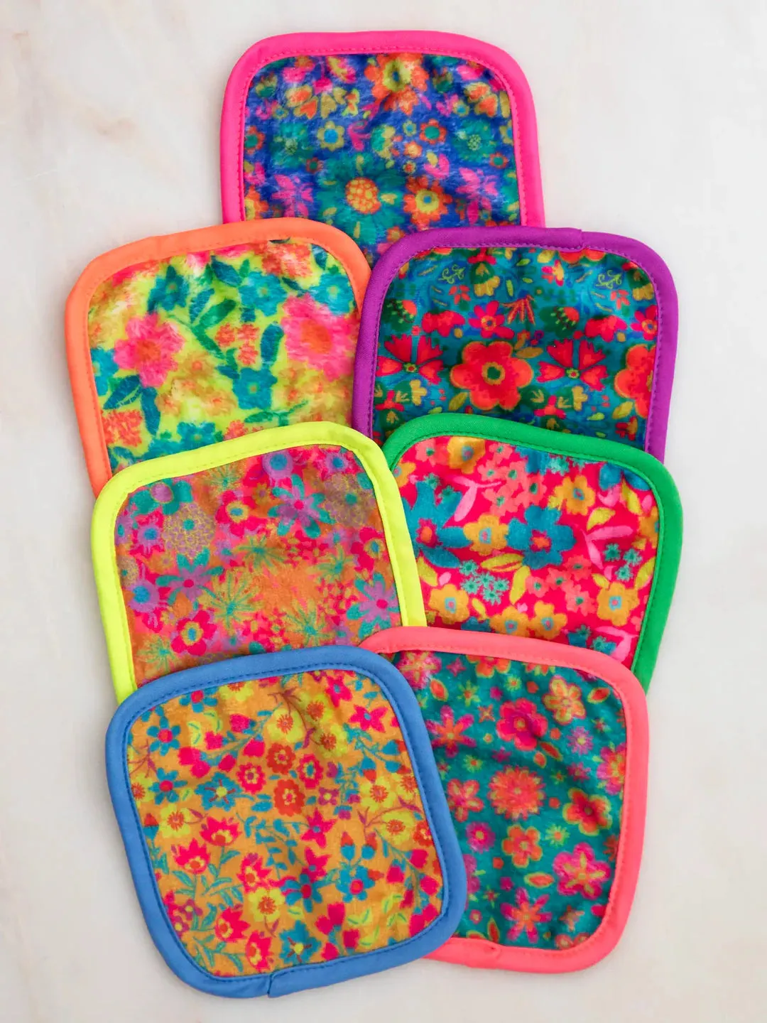 Mini Makeup Removing Cloths Set - Floral
