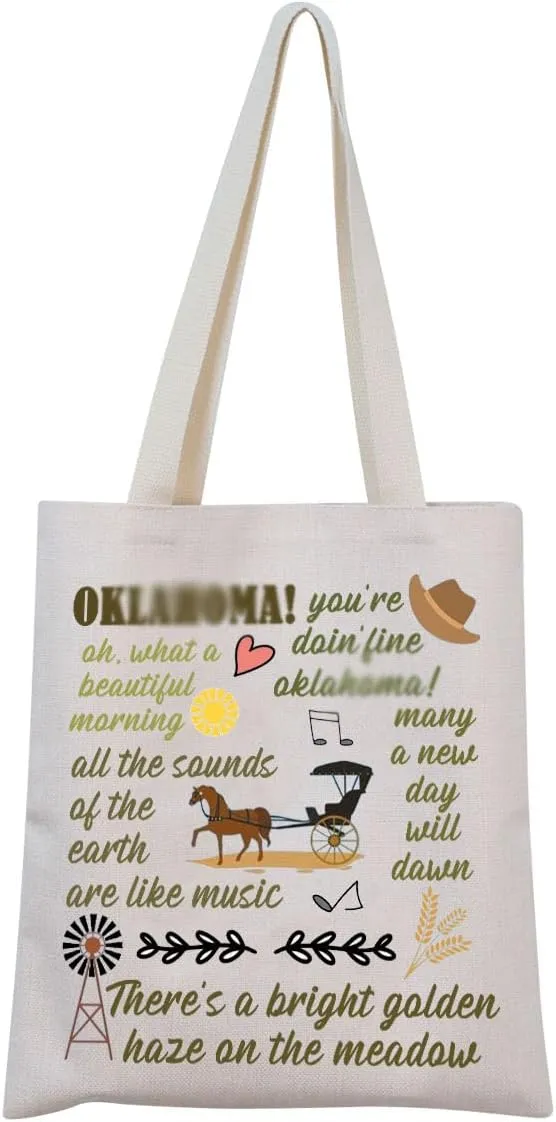 MINIGIU Musical Inspired Gift Musical Fan Gift Musical Tote Bag
