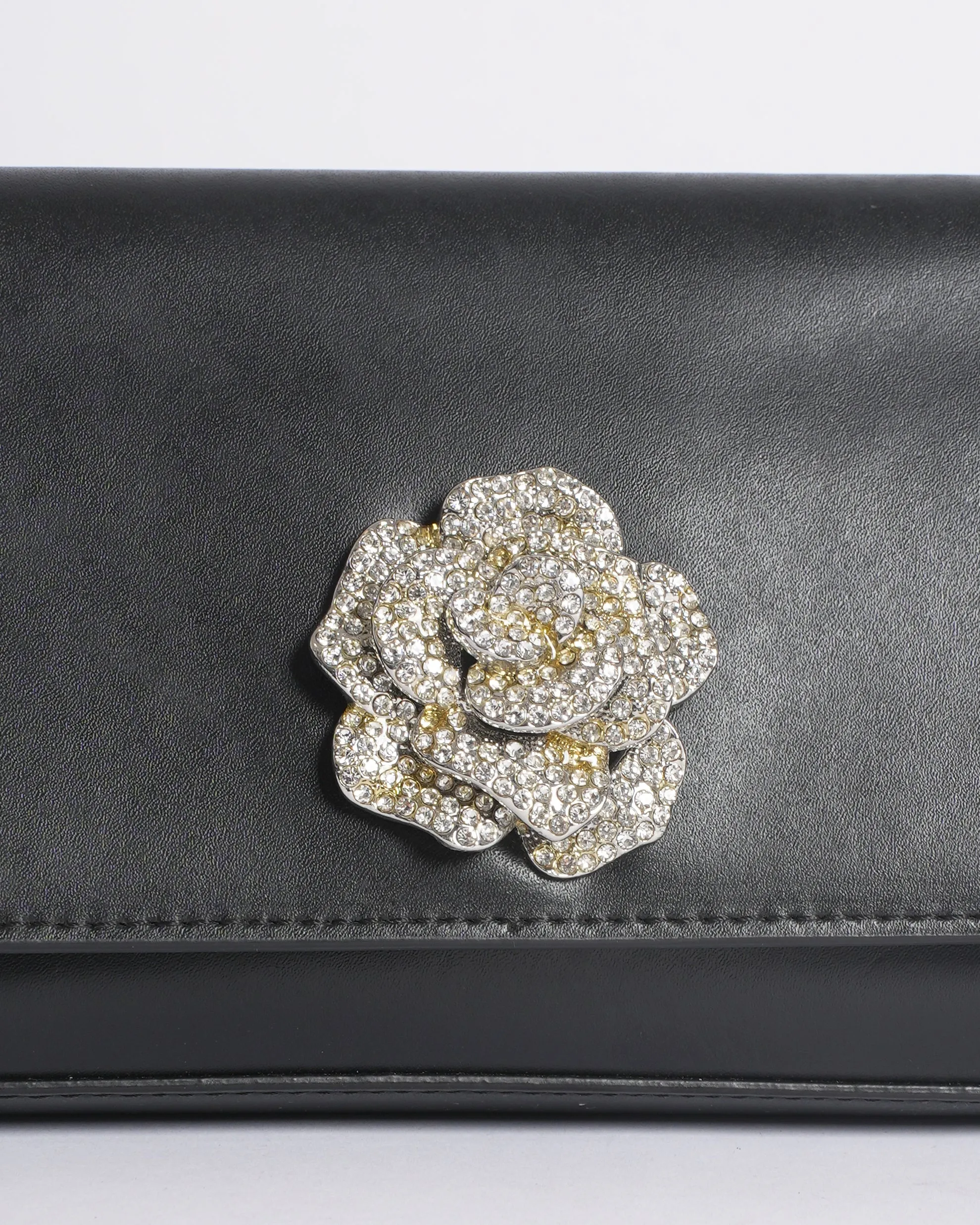 MK Bellamie Embellished Foldover Shoulder Bag