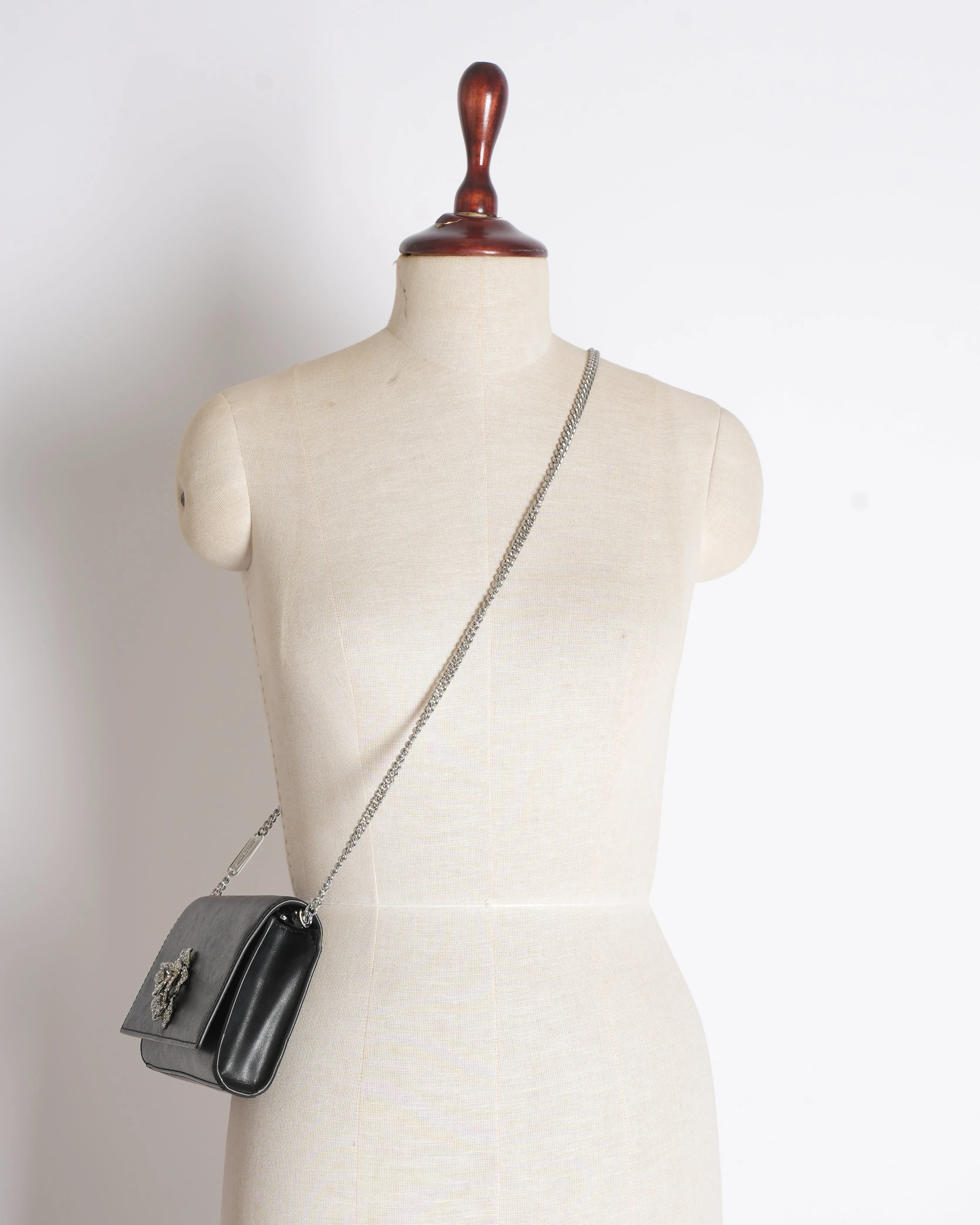 MK Bellamie Embellished Foldover Shoulder Bag