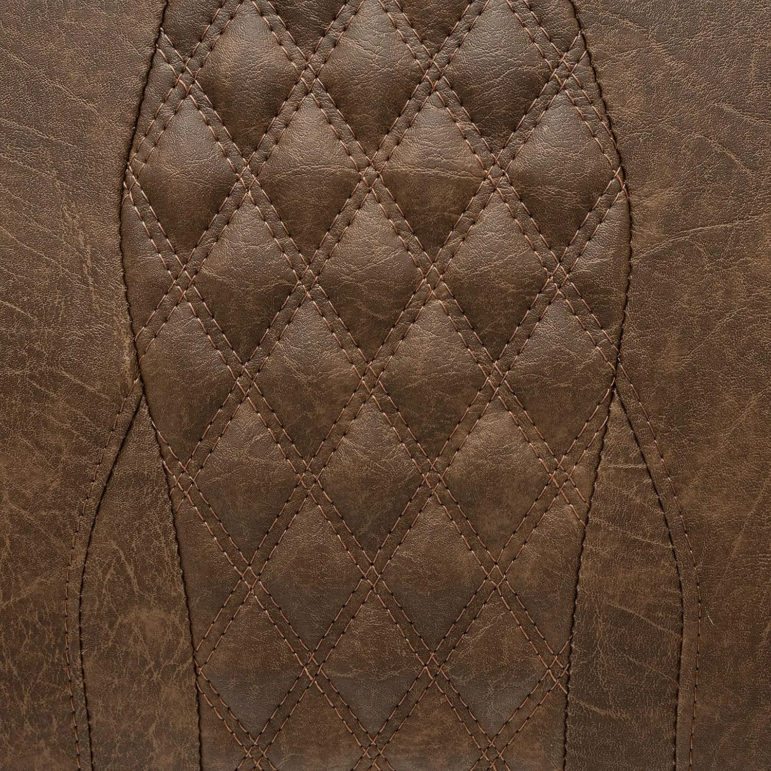 MODZ SCALEZ Golf Cart Front and Rear Seat Covers - Fits Club Car Precedent - Double Diamond Brown