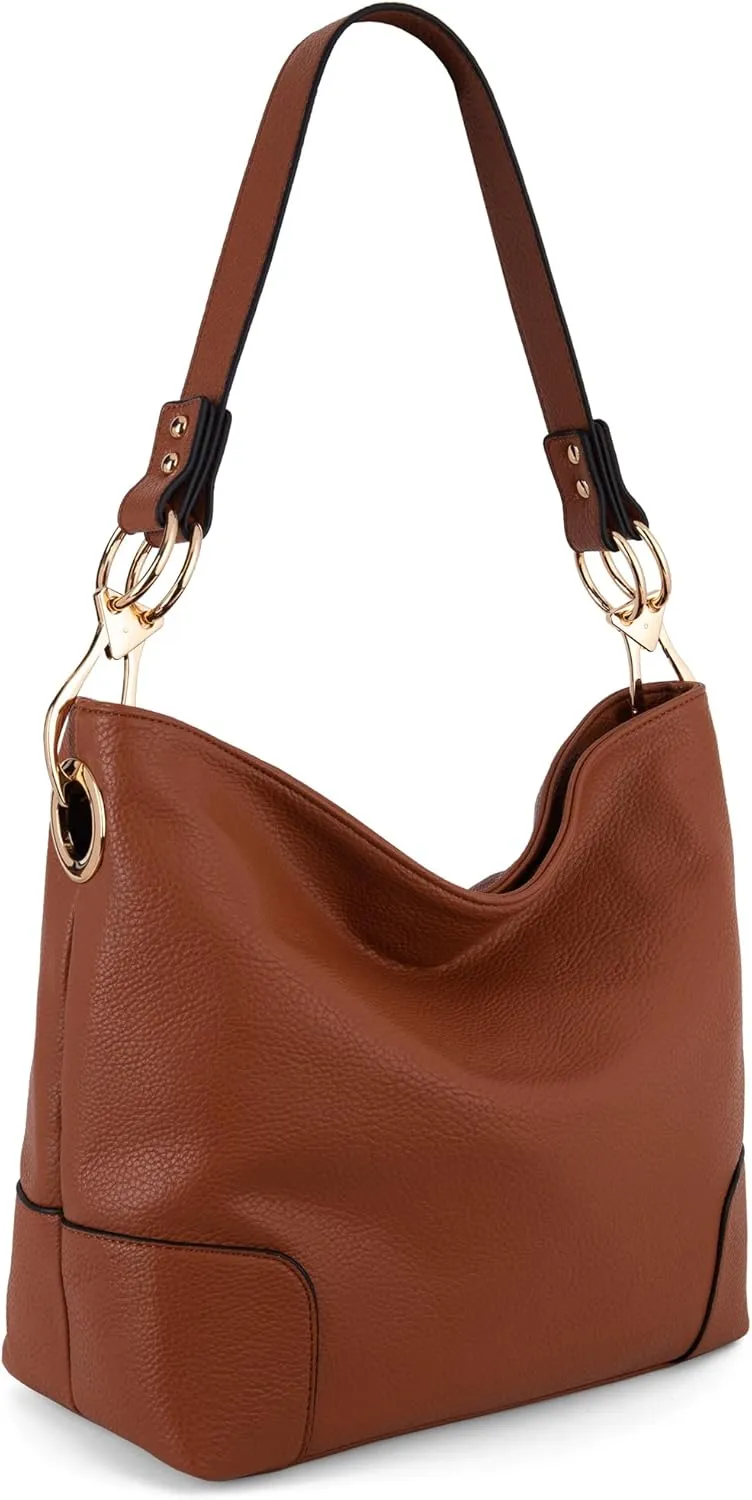 Montana West Medium Hobo Bags for Women Top Handle Satchel Shoulder Purse Bucket Handbag