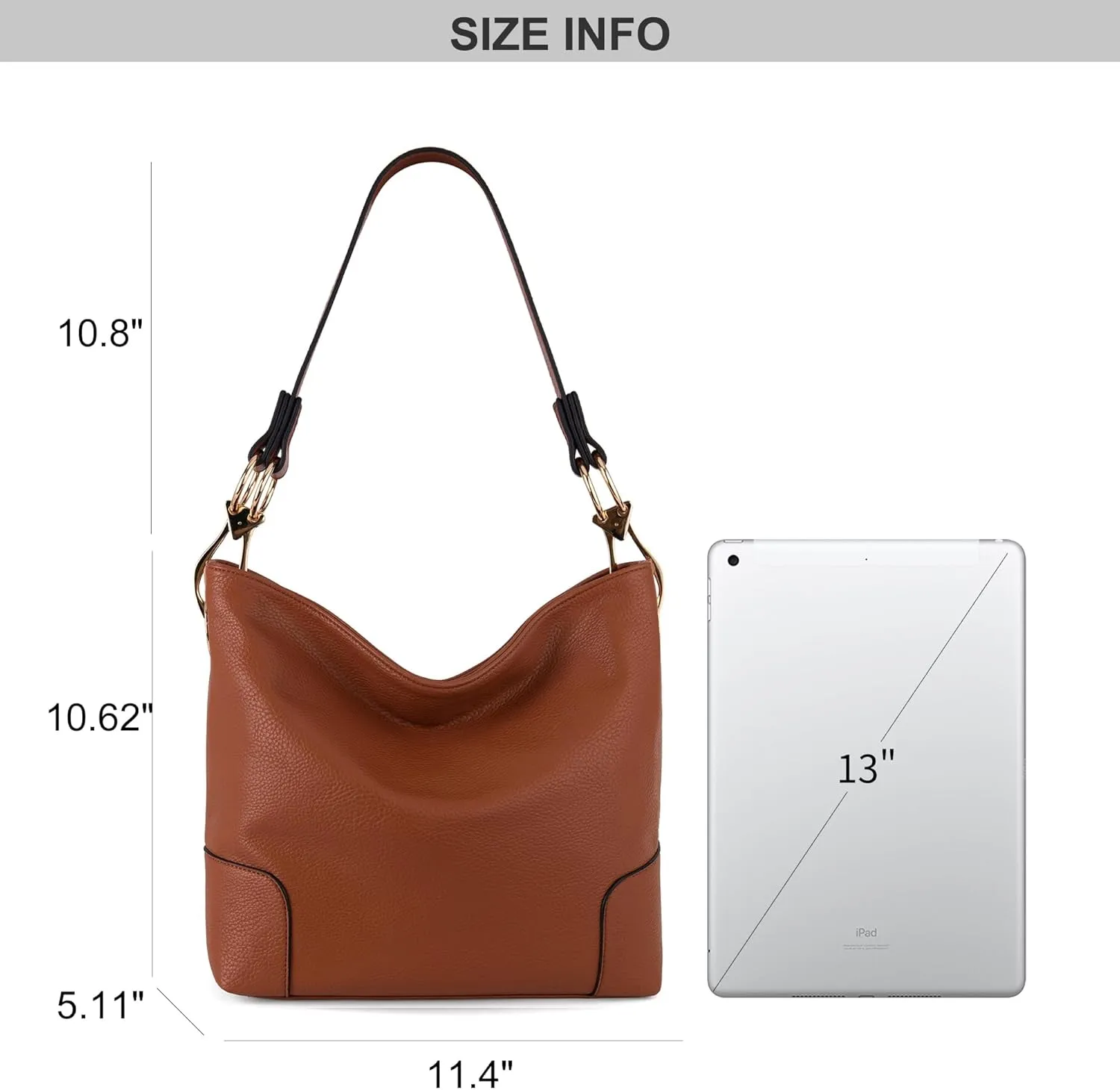 Montana West Medium Hobo Bags for Women Top Handle Satchel Shoulder Purse Bucket Handbag
