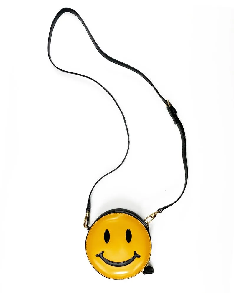 Moschino Rare Mini Smiley Face Bag