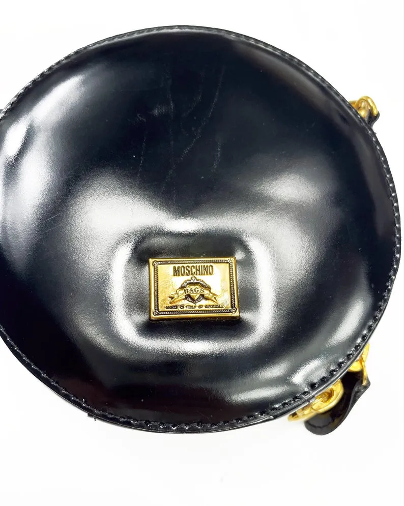 Moschino Rare Mini Smiley Face Bag