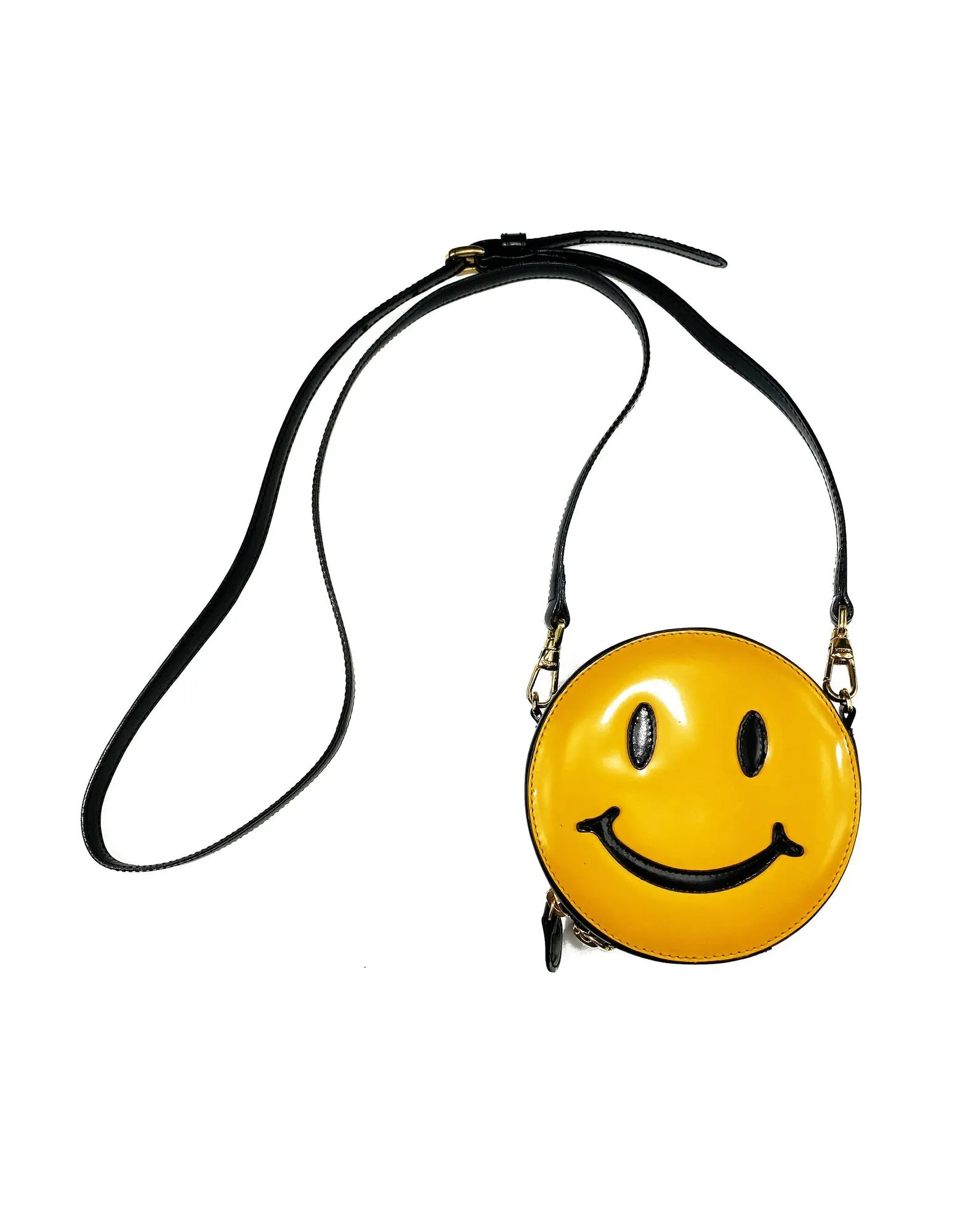 Moschino Rare Mini Smiley Face Bag