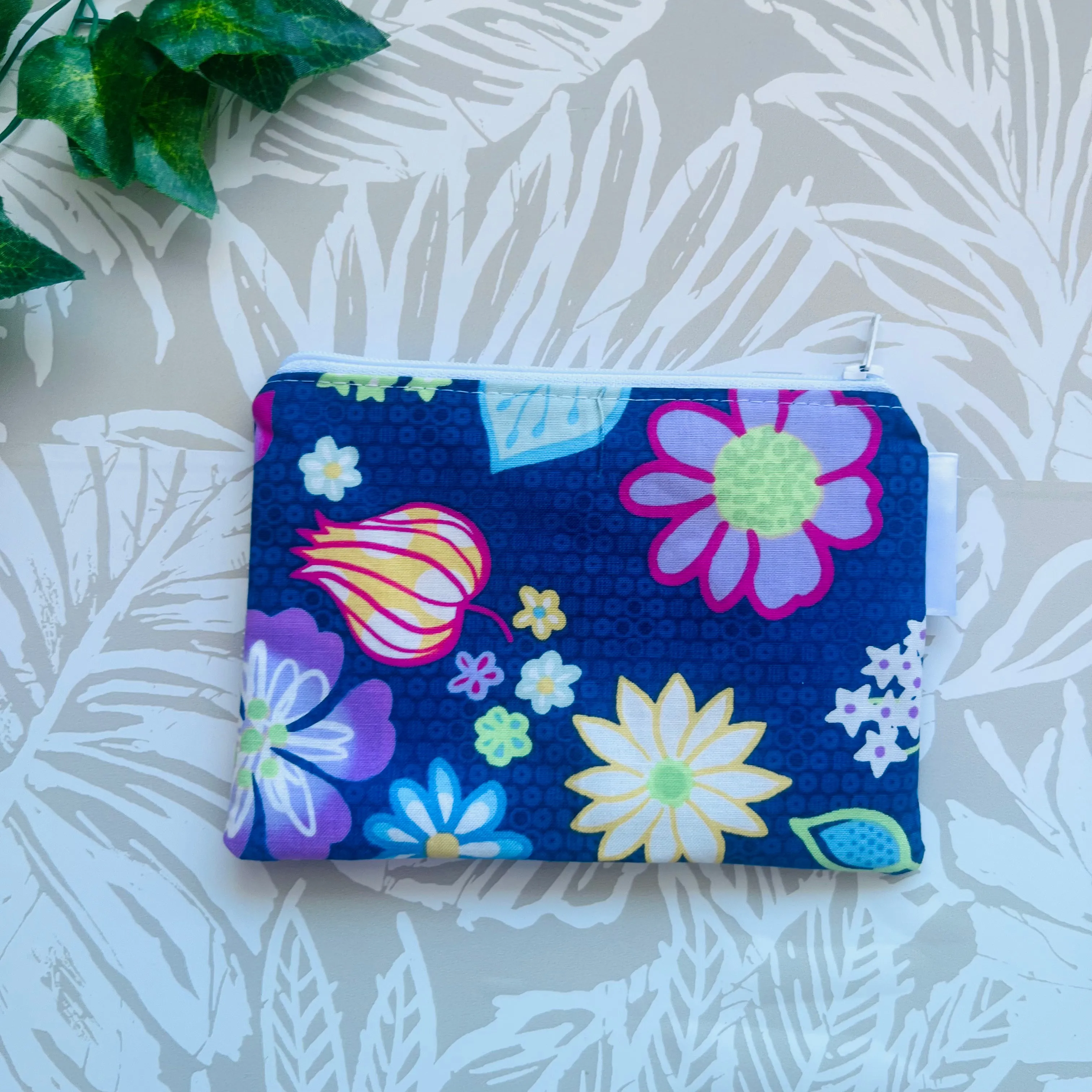 Multicolour Floral Zipper Pouch
