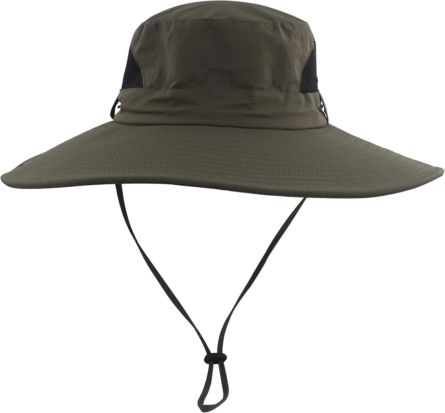 Muryobao Mens Sun Hats UPF 50  Waterproof Mesh Wide Brim Bucket Fishing Hat
